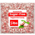 Sugar Free Starlight Peppermint Candy | 5 Pound Bulk Bag - Party