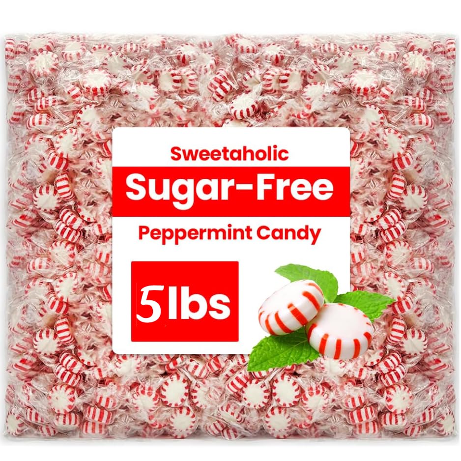 Sugar Free Starlight Peppermint Candy for Festive Celebrations