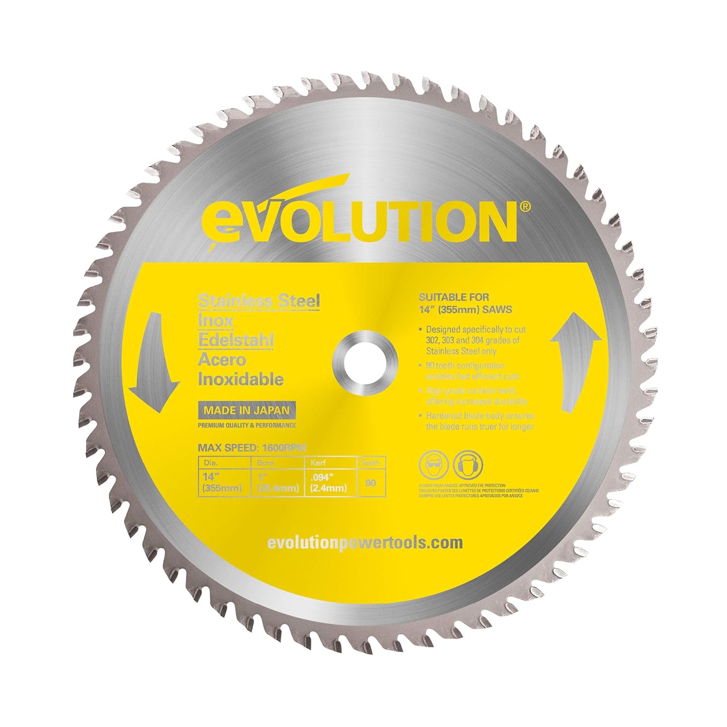 Evolution 14BLADESS: Precision Stainless Steel Cutting