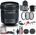 Canon EF-S 10-18mm f/4.5-5.6 STM Lens Bundle - Wide-Angle Kit