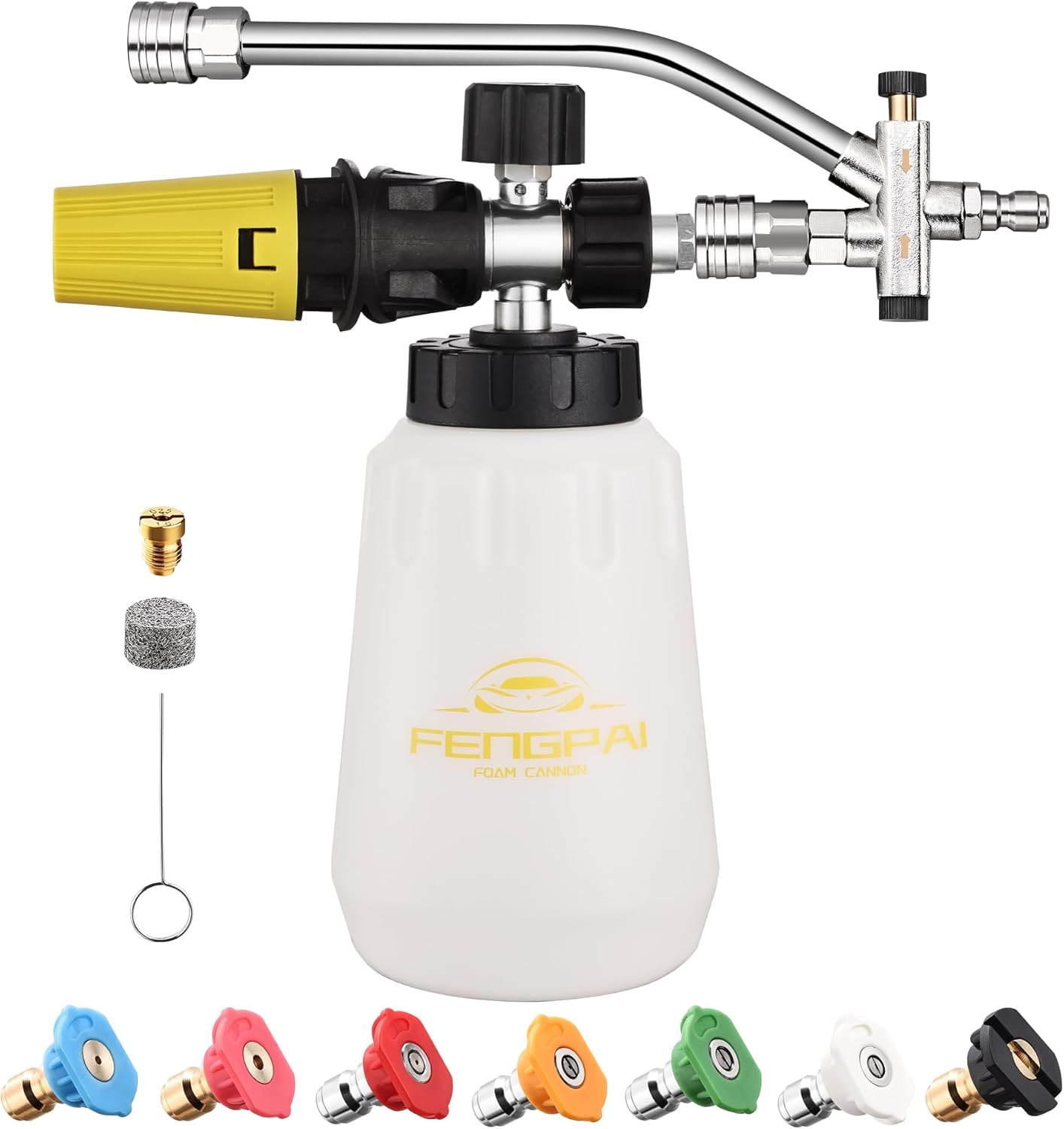FENG PAI Foam Cannon for Pressure Washer with Dual-Connector