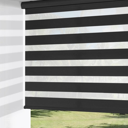 Cordless Zebra Blinds for Windows - Light Filtering Shades