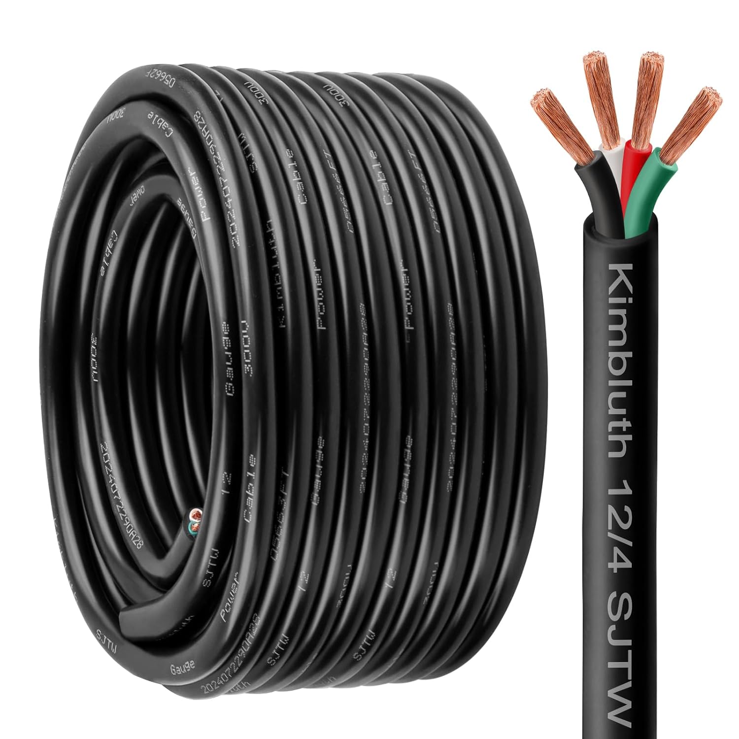 12 Gauge 4 Conductor Wire for Outdoor Power Applications