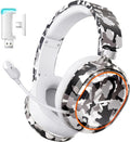 Wireless Gaming Headset Camo 7.1 Surround Sound - 100H Battery