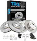 TRQ Front and Rear Brake Pad & Rotor Kit for 2003-2008 Hondas