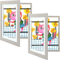 10x12.5 Kids Art Frames Set of 2 - Front-Opening Display and Storage
