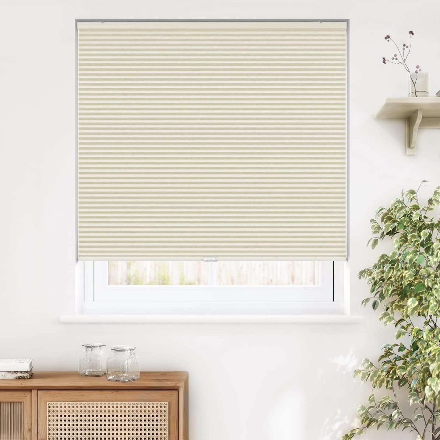 LazBlinds Cordless Cellular Shades for Blackout Privacy and Insulation