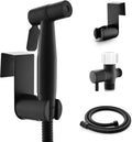 Handheld Toilet Bidet Sprayer Matte Black - Adjustable Water Pressure