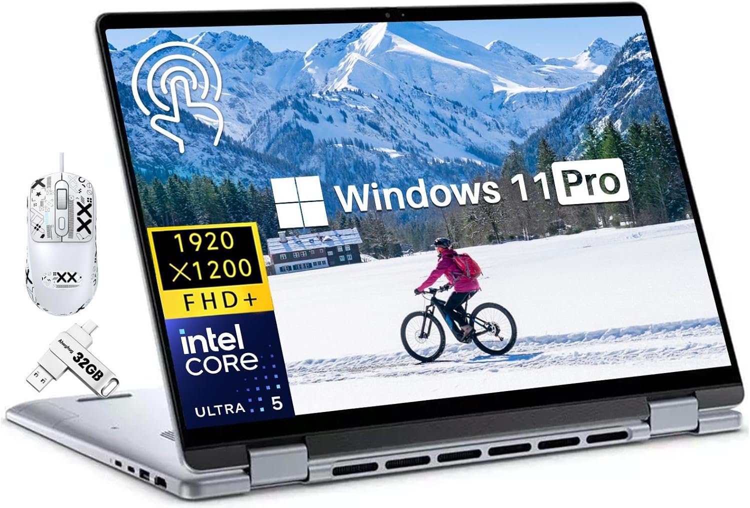 Ultra-Fast Dell Inspiron 16: 16 FHD+ Touch, 16GB RAM, 512GB SSD