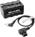 D-Tap to Double-Sided NP-F Dummy Battery Adapter - Compact Power
