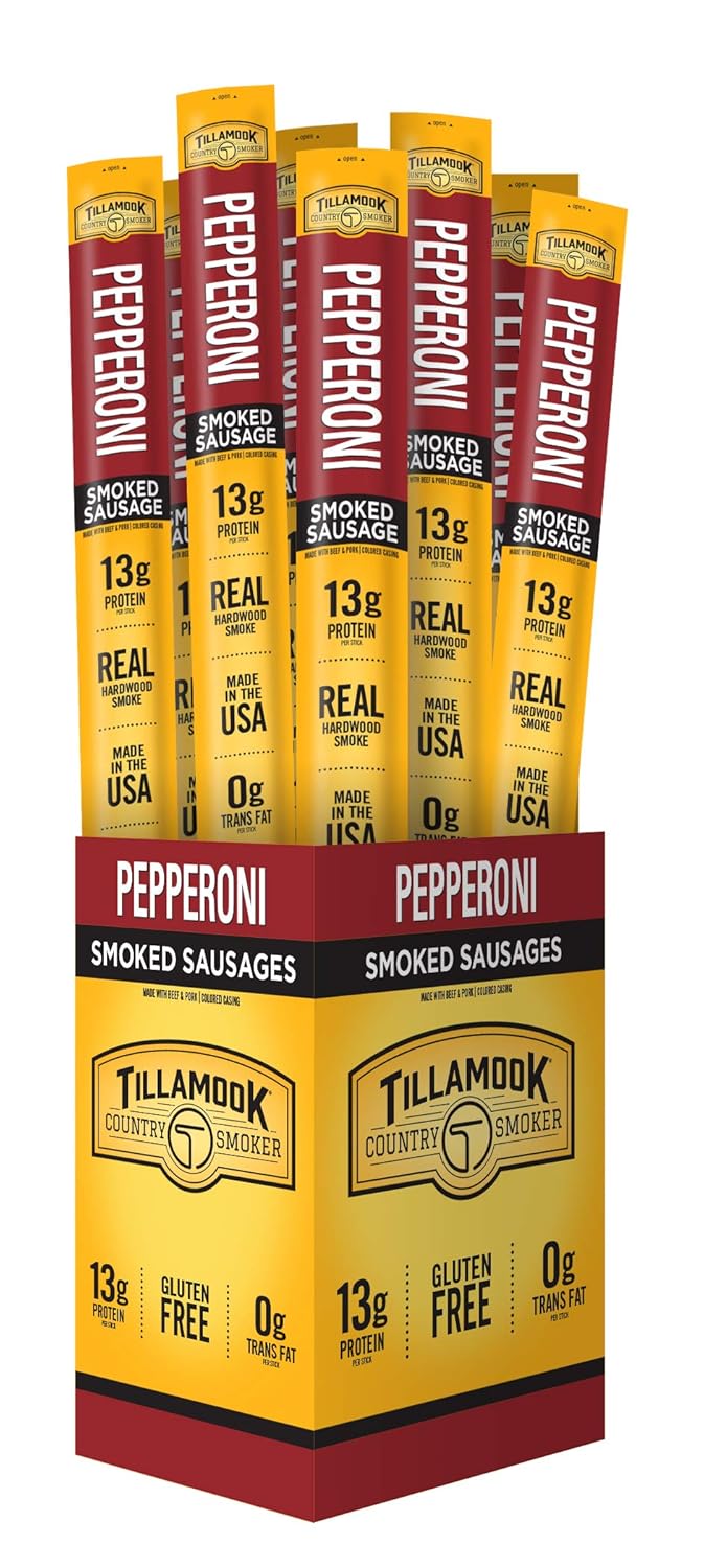 Tillamook Country Smoker Pepperoni Sausages for Snacks