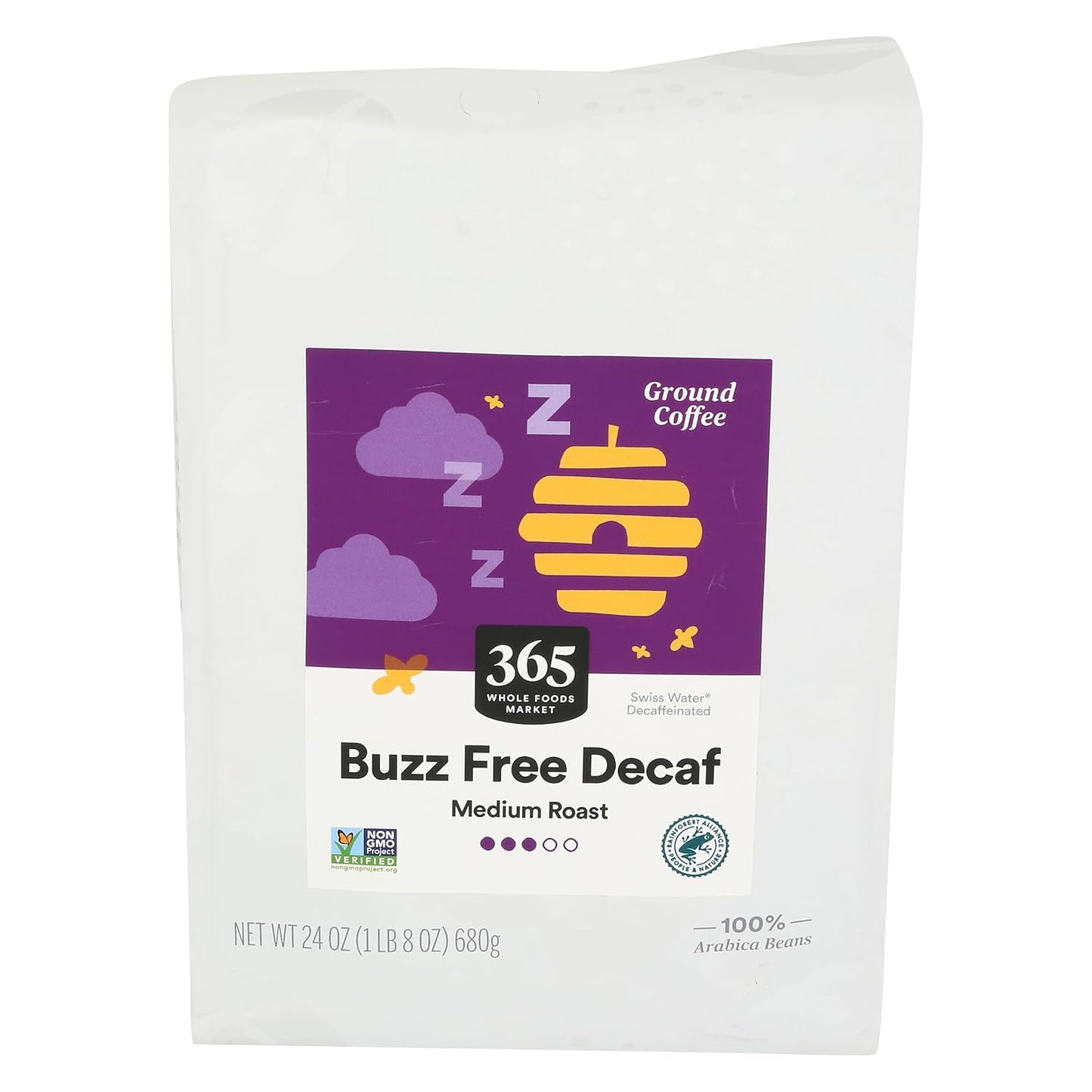 24oz Decaf Ground Coffee for Morning Buzz-Free Bliss