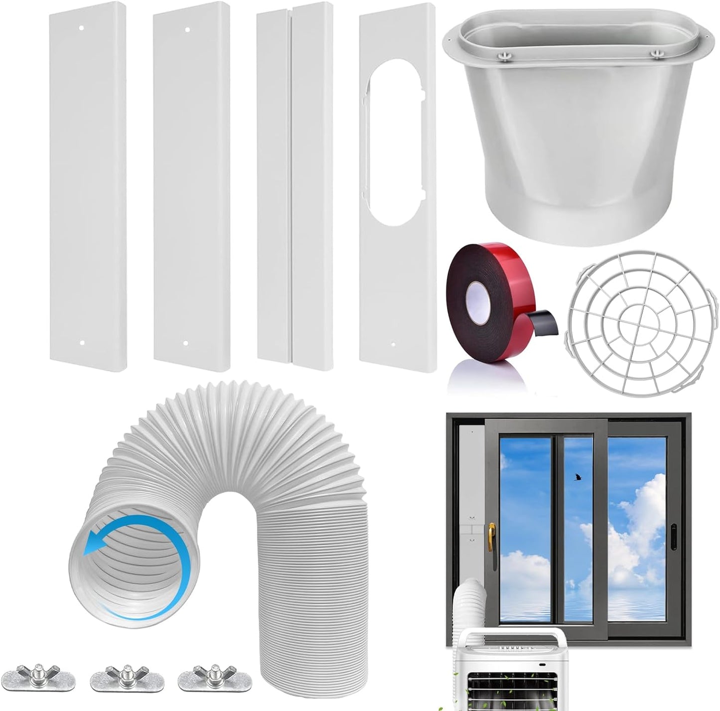 Universal Vent Kit for Portable AC - Easy Installation!