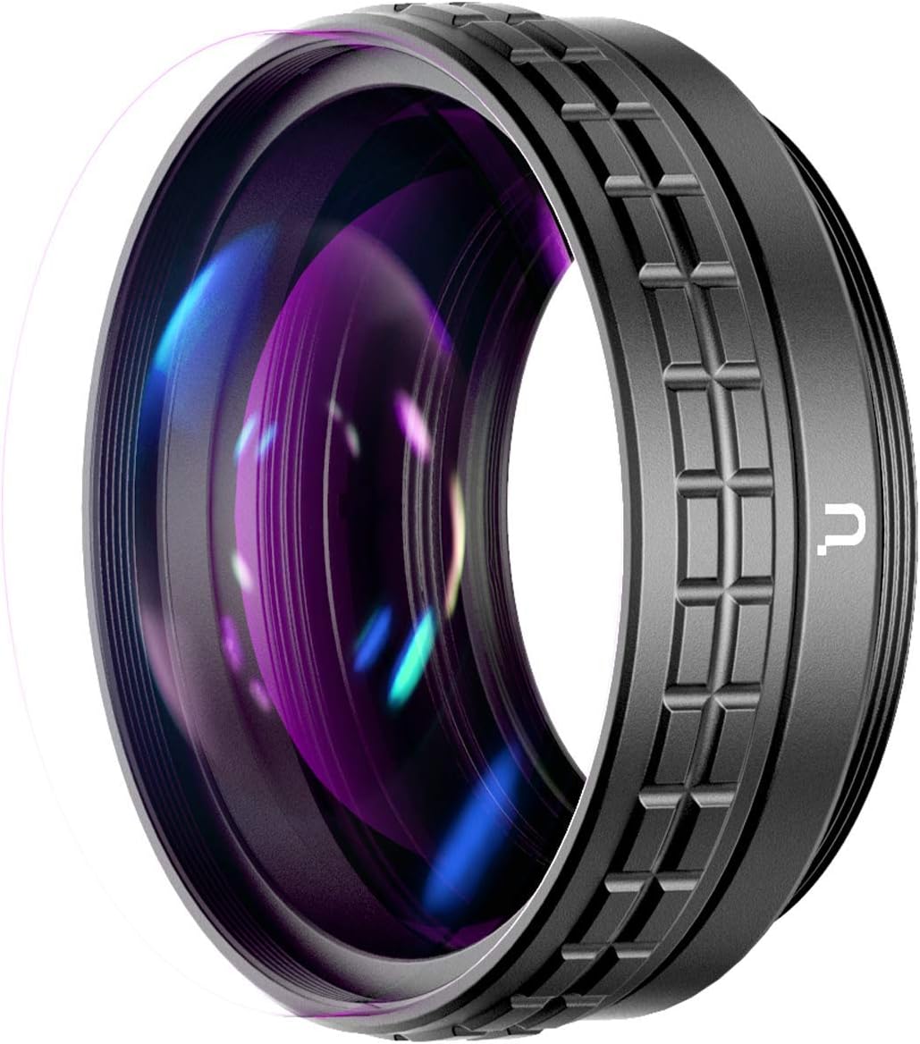 Wide Angle Lens for Sony ZV1 - 18mm Macro Lens for Photography