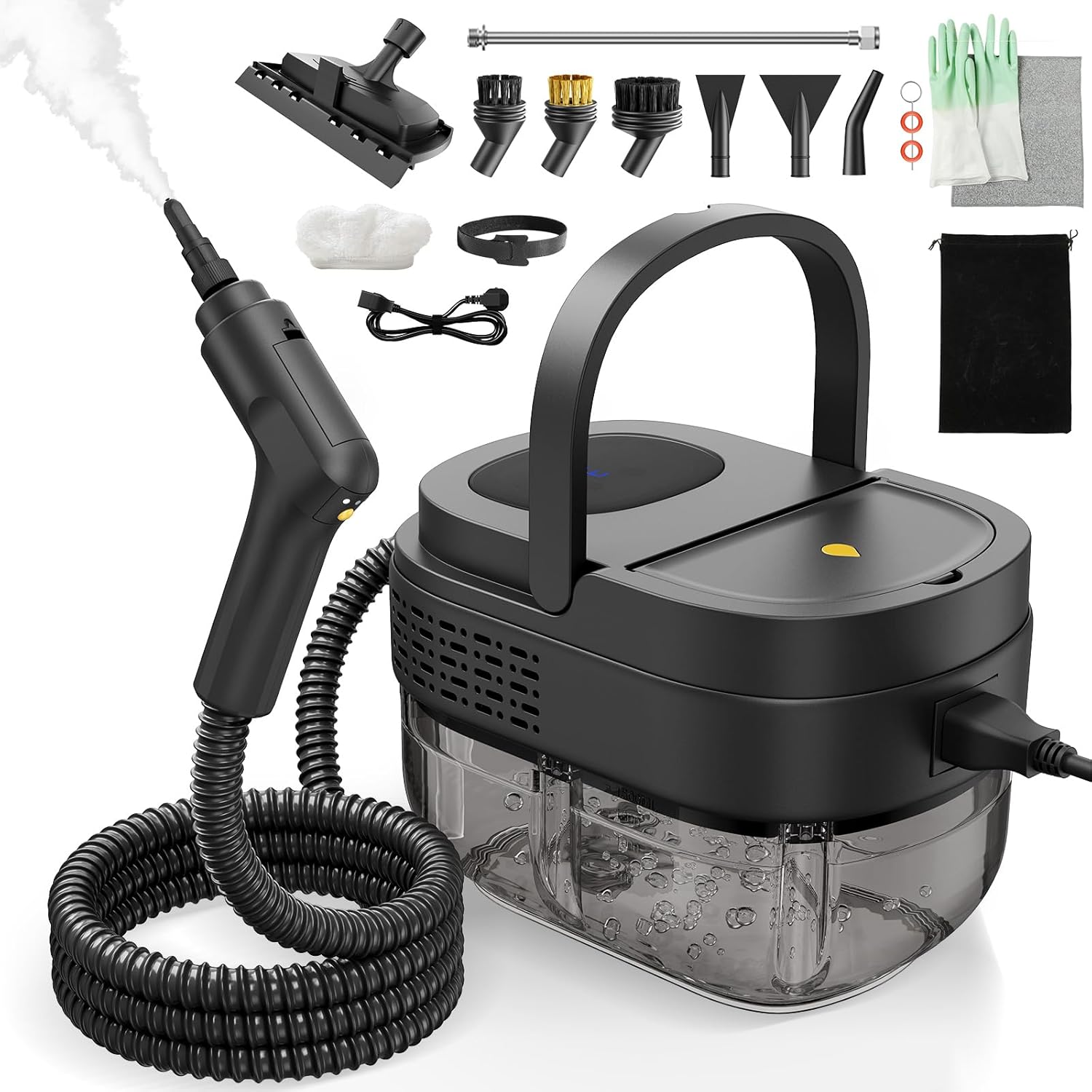 Handheld Steam Cleaner for Home, Car, and Camping Use