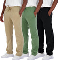 Men's Tech Fleece Open Bottom Sweatpants 3 Pack - Comfortable Fit