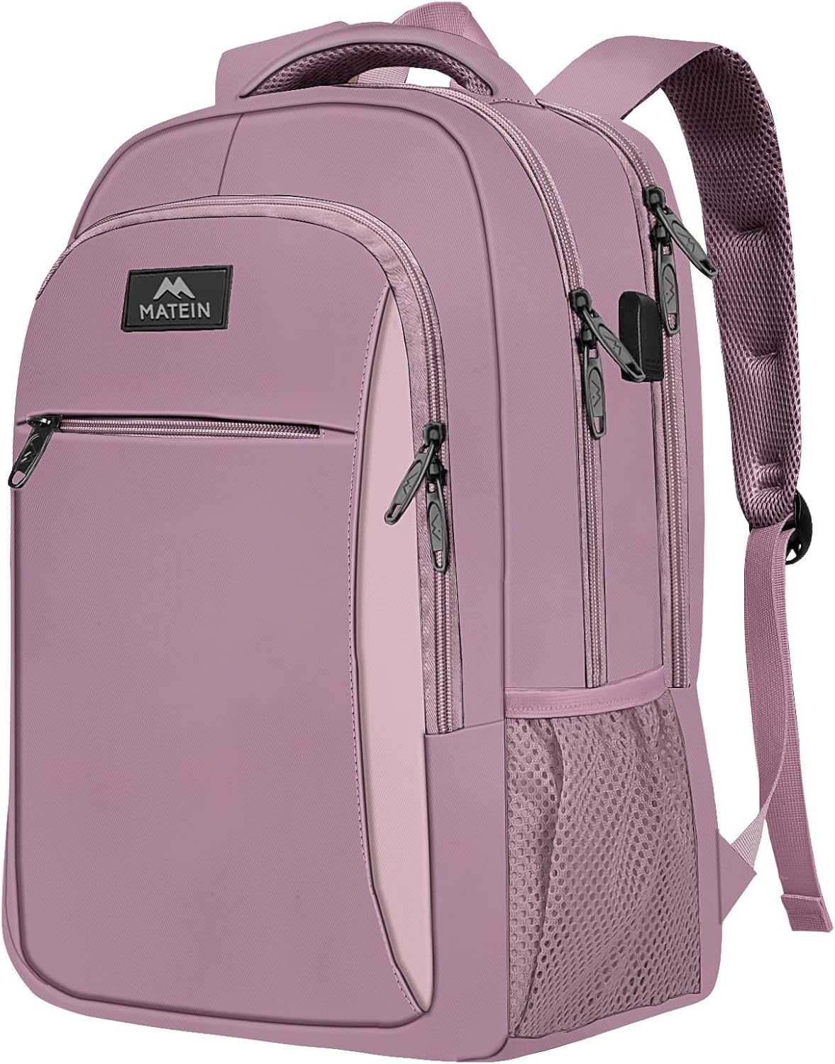MATEIN Travel Laptop Backpack with USB Charging Port and Anti Theft