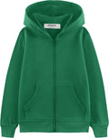 Kid Nation Kids Soft Brushed Fleece Zip-Up Hooded (Style 25W6)