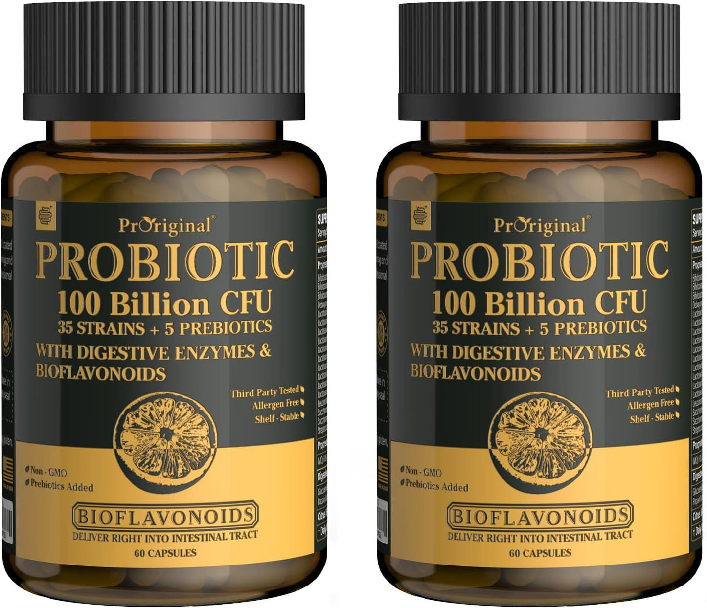 Probiotics with Prebiotics for Gut Health - 100 Billion CFU