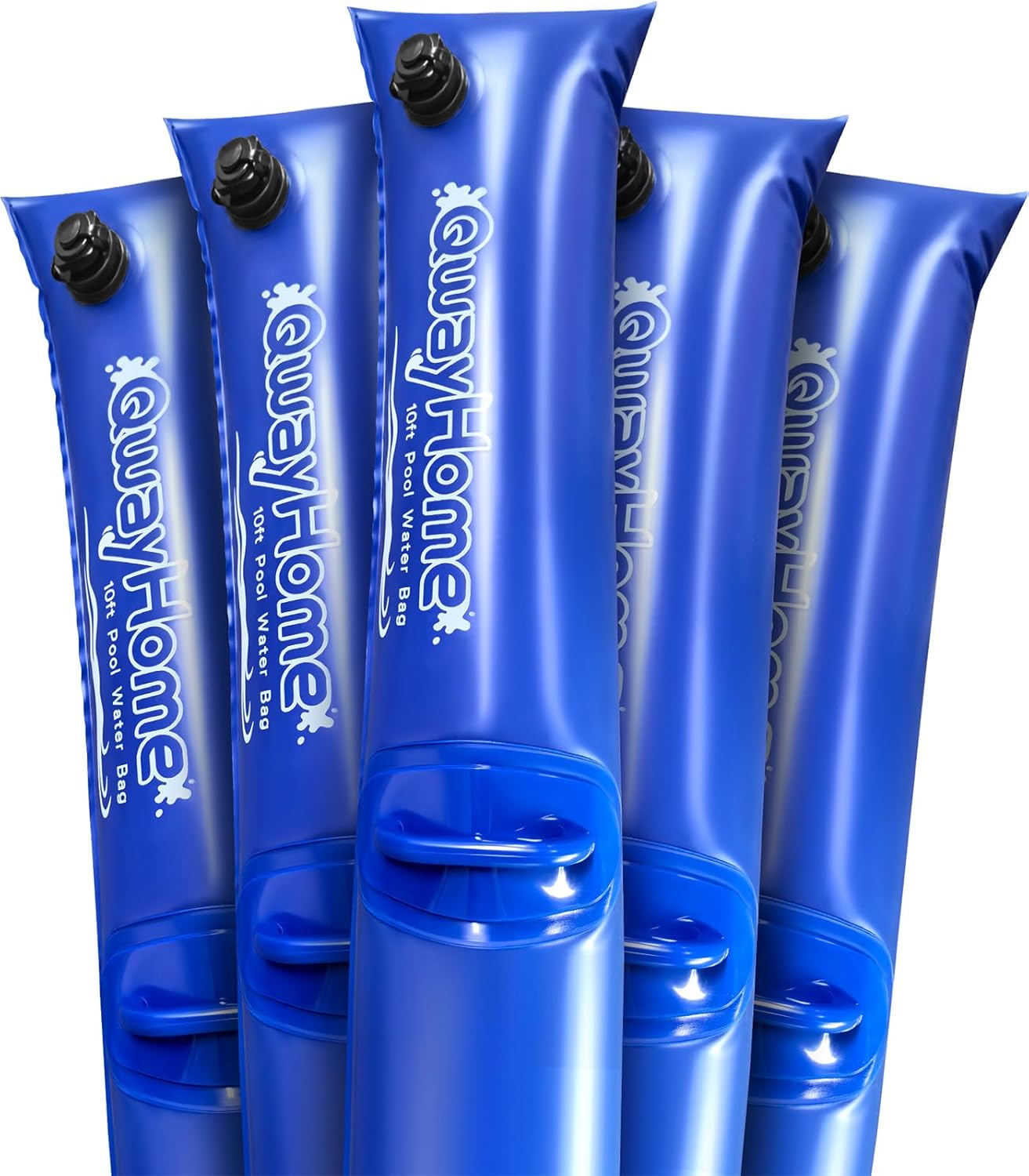QwayHome Upgrade 10 ft Pool Water Bags for Winter Protection