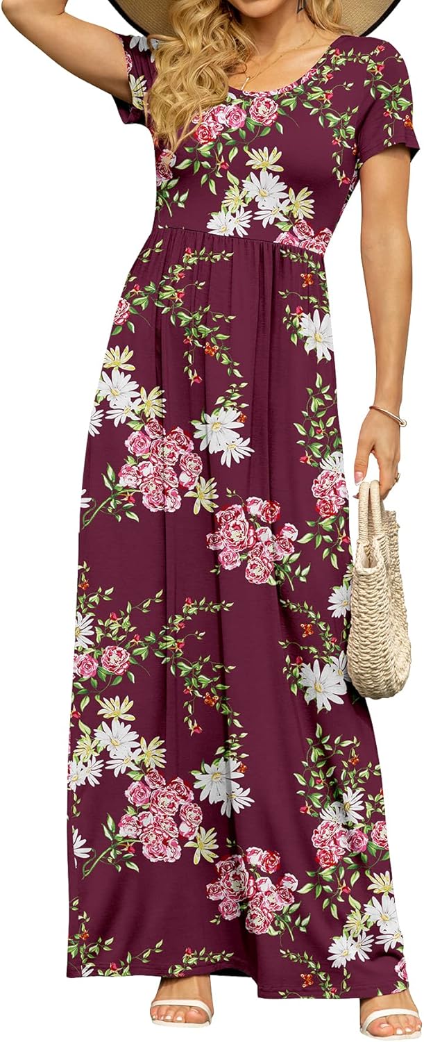 DB MOON Womens Summer Maxi Dresses with Pockets for Every Occasion