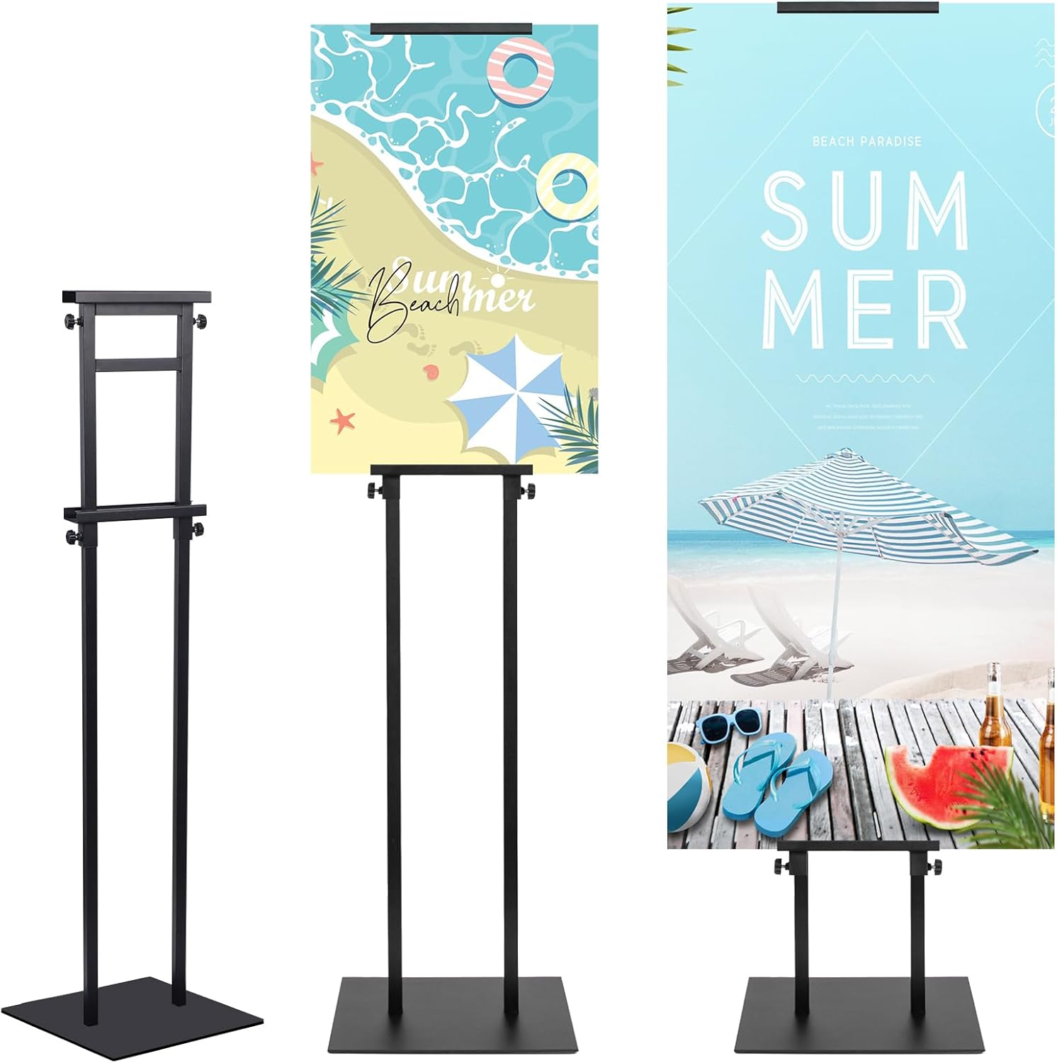 Heavy Duty Poster Stand for Display - Adjustable & Durable