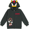 SEGA Shadow Knuckles Fleece Zip Up Hoodie for Big Boys - Cozy Fit