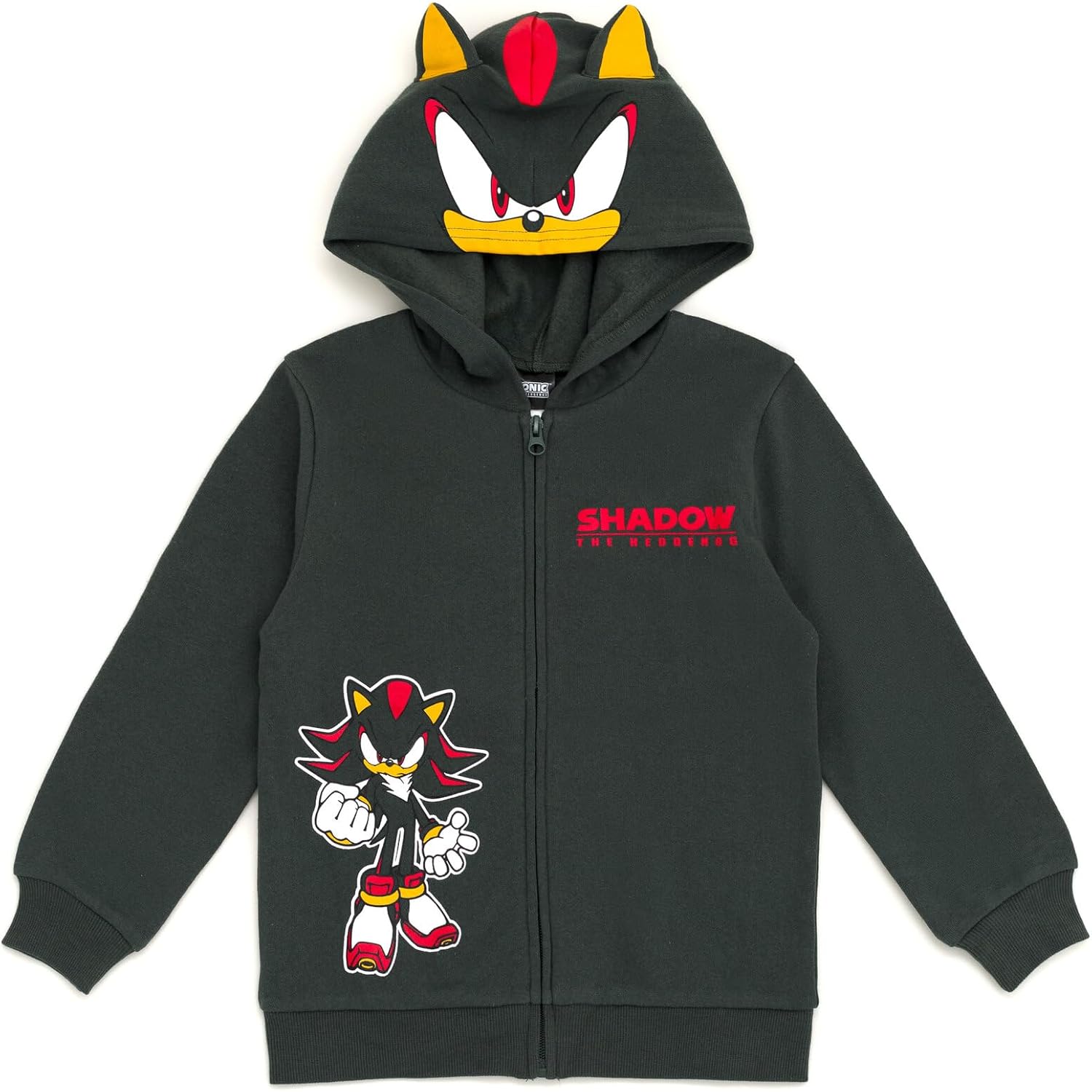 Sonic the Hedgehog Shadow Knuckles Fleece Zip Up Hoodie for Kids