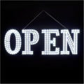 LED Open Sign White - Super Bright Visible Open Sign