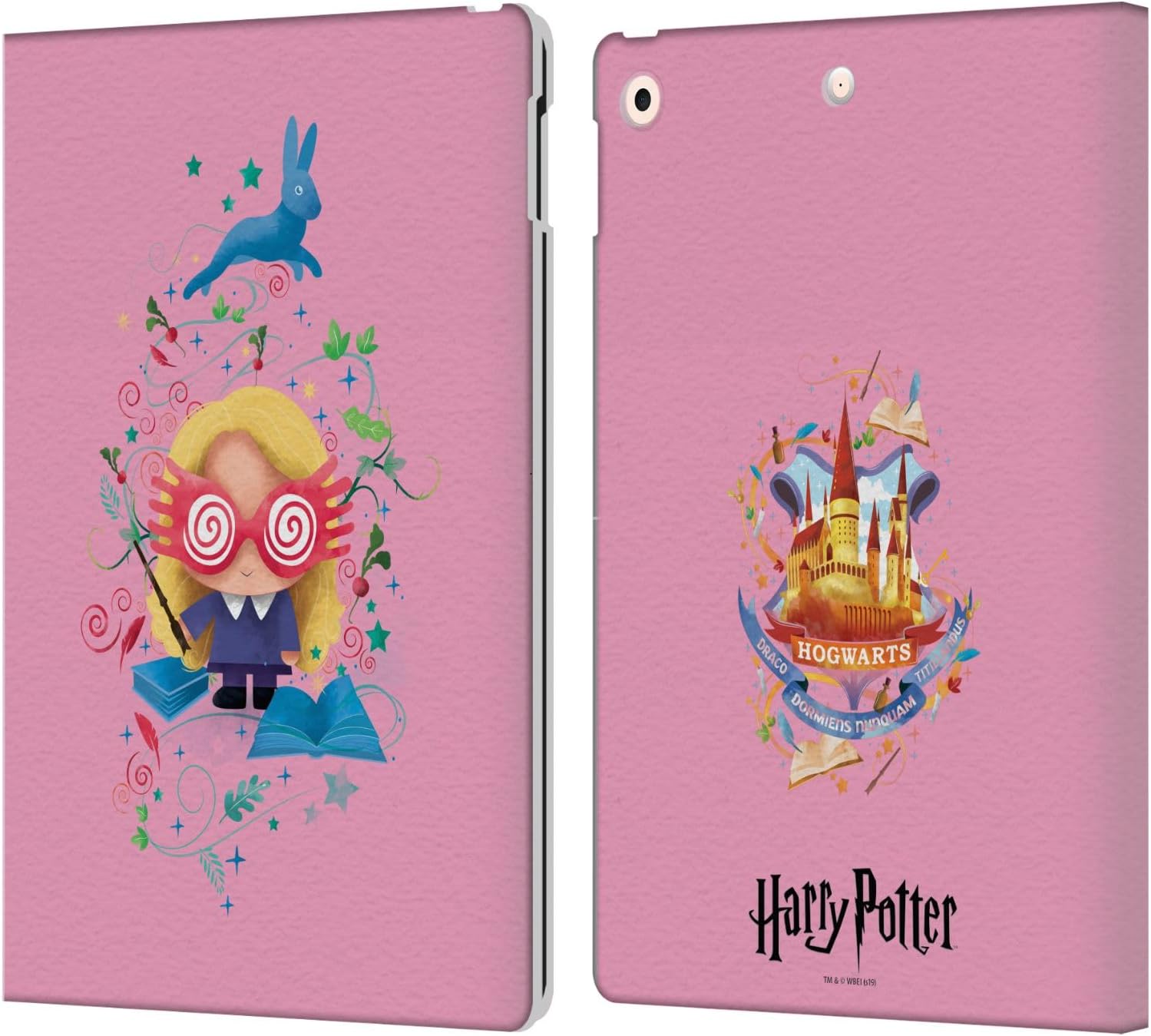 Harry Potter Luna Lovegood Leather Wallet Case for iPad 10.2