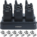 Rechargeable Walkie Talkies for Adults with Long Range and Earpieces