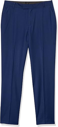 Calvin Klein Boys' Flat-Front Bi-Stretch Dress Pant for Comfort