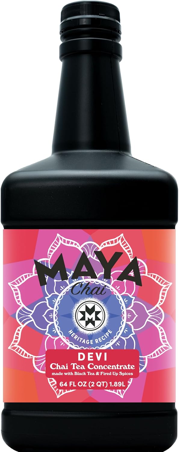 Maya Chai Tea Concentrate Extra Spice for Authentic Flavor