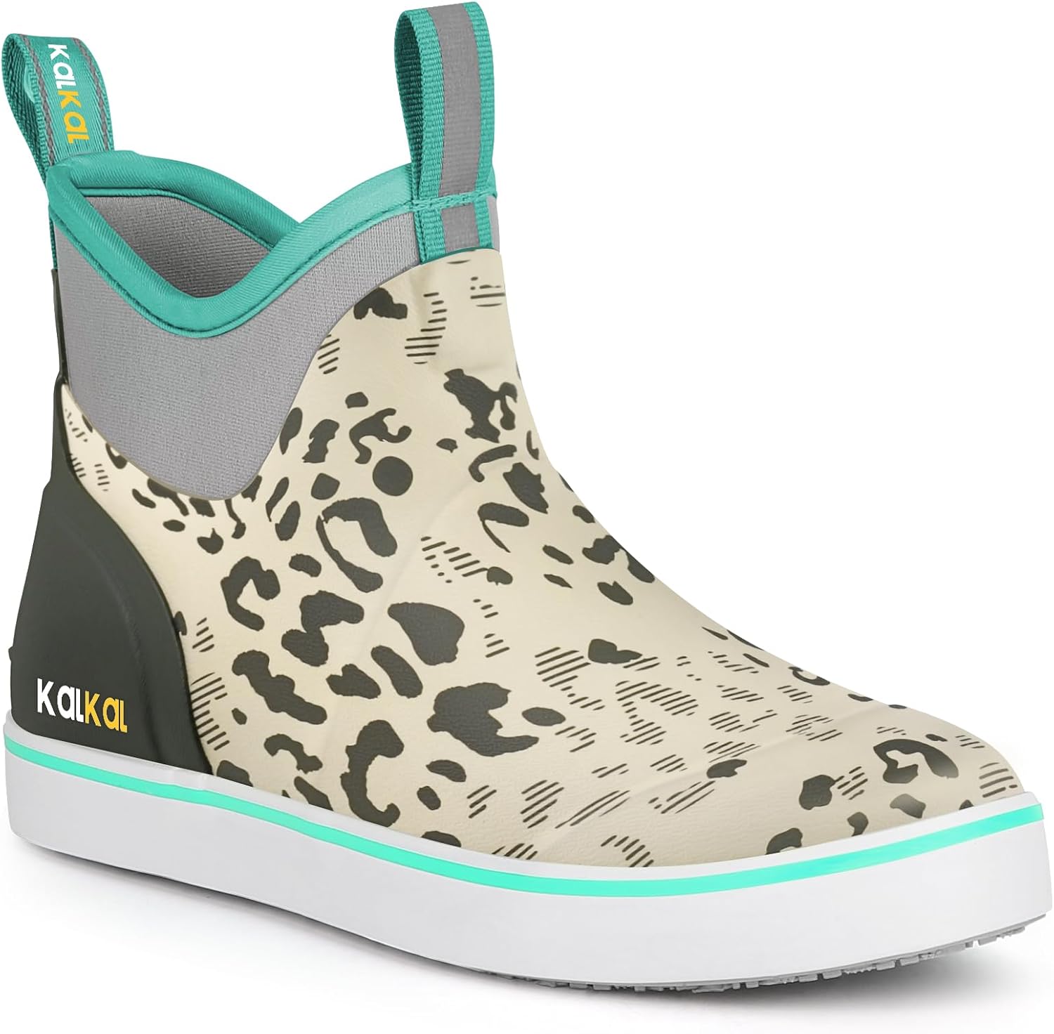 Kalkal Women's Waterproof Ankle Deck Boots for Fishing & Gardening