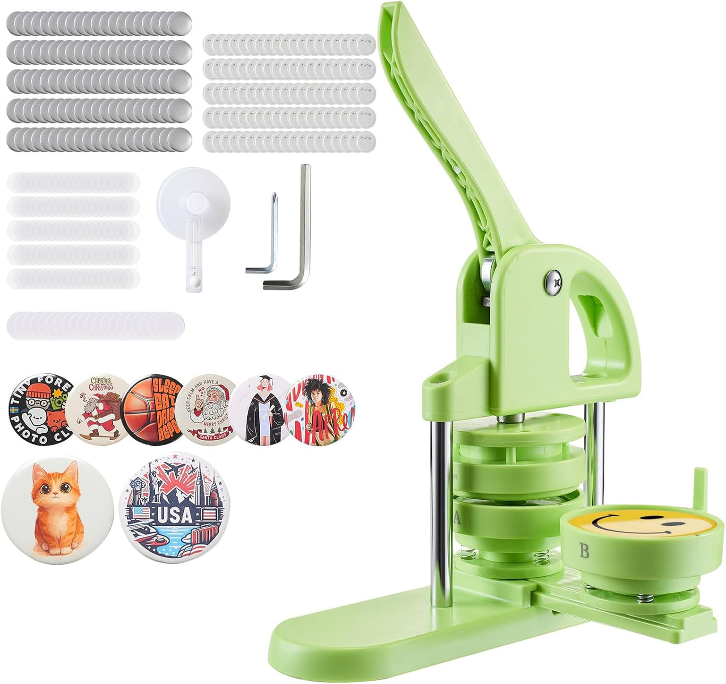 VEVOR Button Maker Machine for DIY Badges and Personalized Pins