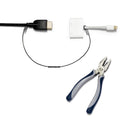 Patented Pre-Assembled Adapter Ties - Anti-Theft Cable Locks