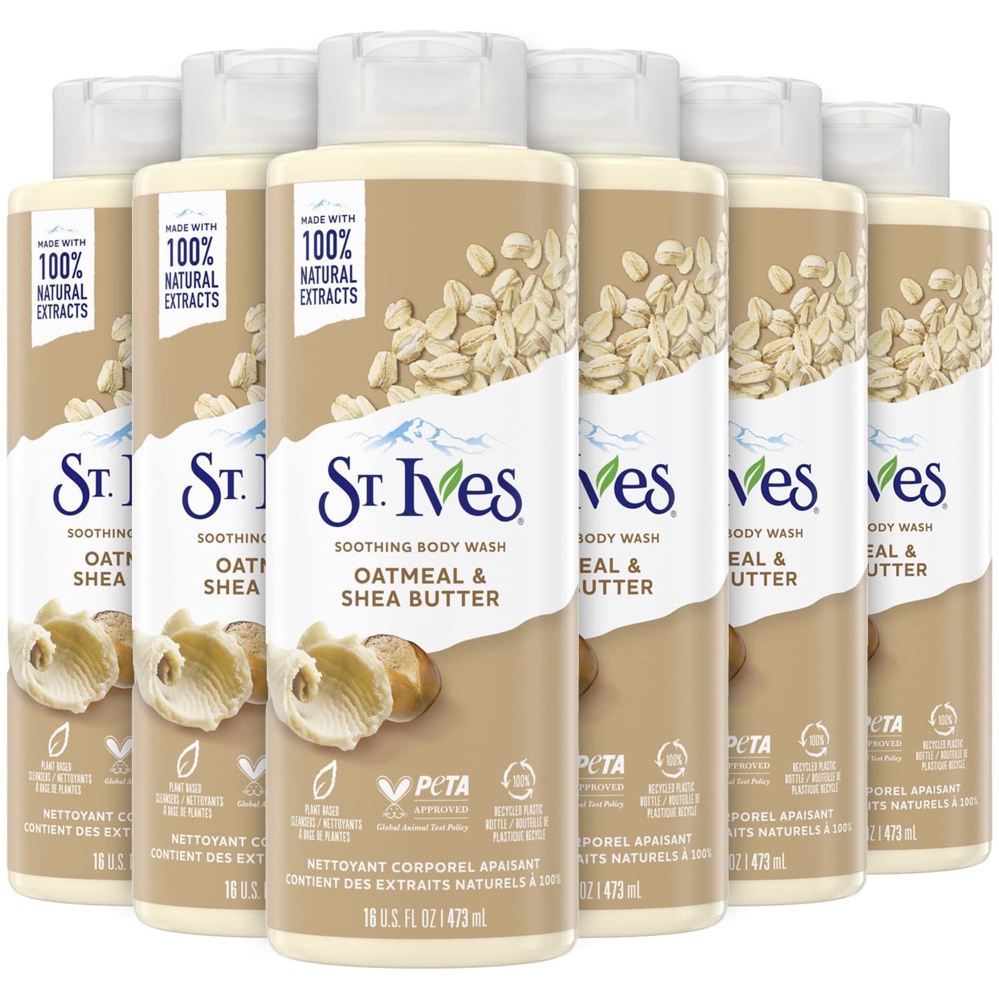 St. Ives Body Wash with Oatmeal & Shea Butter for Glowing Skin