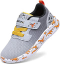 GEERX DIMO Dinosaur Toddler Boys Shoes - Lightweight Non Slip Sneakers