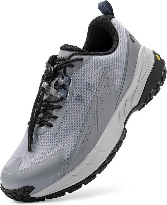FitVille Extra Wide Men's Sneakers Non-Slip Hiking Shoes