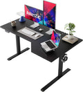 Agilestic Electric Standing Desk L-Shaped 55 in Height Adjustable Desk