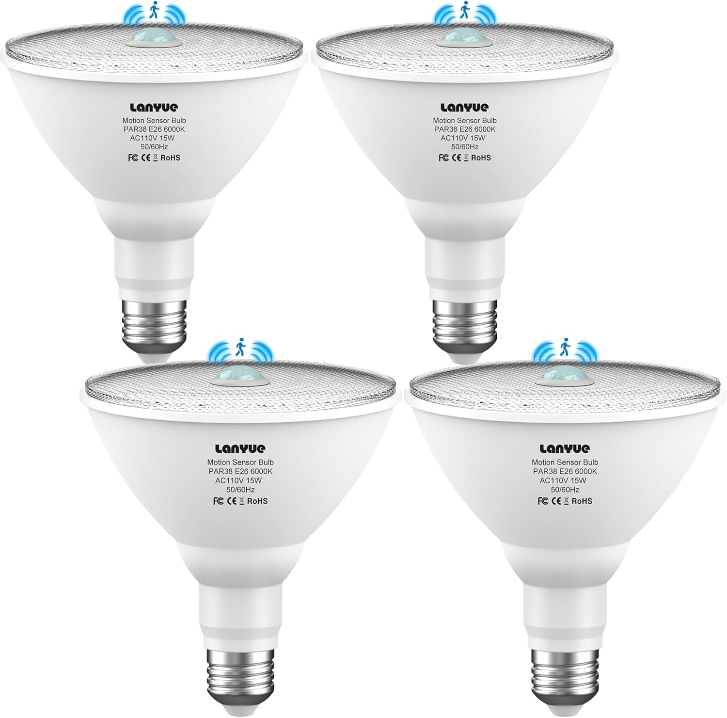 Motion Sensor Light Bulbs for Outdoor Dusk to Dawn Lighting