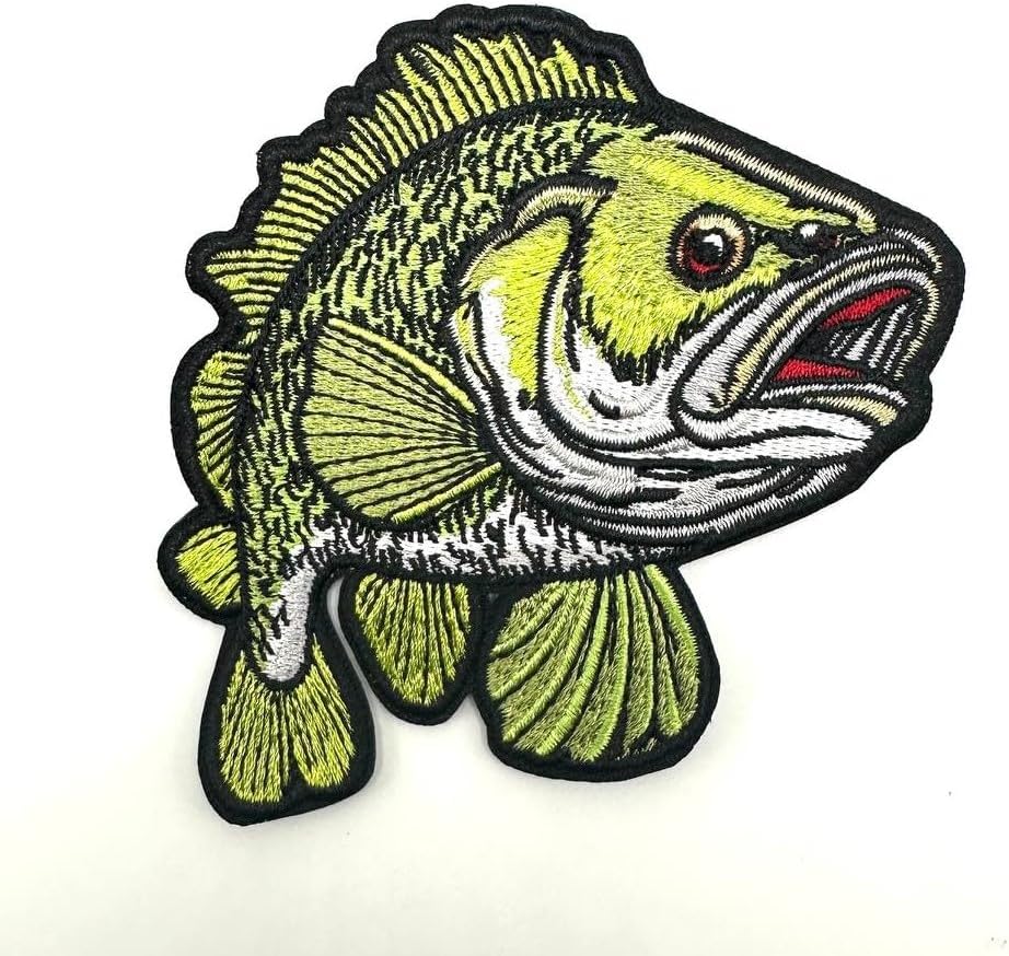 Fisherman's Delight Iron On Patch - 3.5 Inch