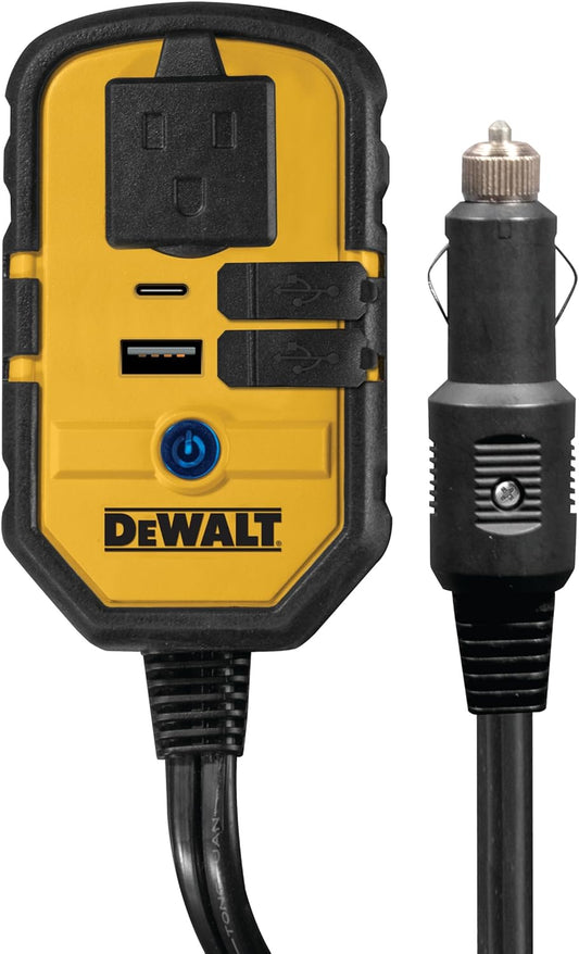 DEWALT DXAEPI140 Power Inverter: 140W Car Converter for Devices