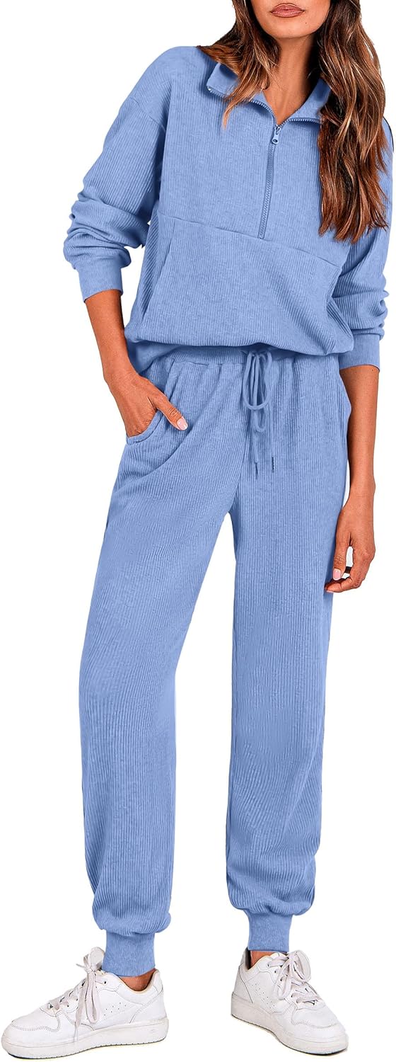 PRETTYGARDEN Women's Fall 2 Piece Lounge Sets for Cozy Style