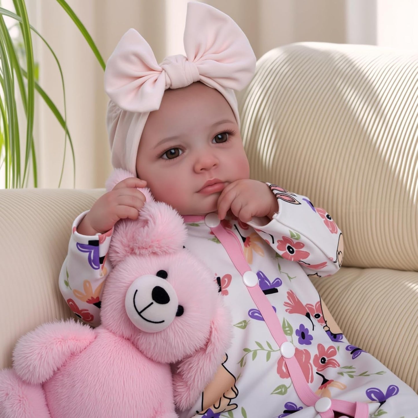 Reborn Baby Dolls - 20-Inch Cute Soft Vinyl Realistic Doll