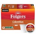 Folgers K Cups 100% Colombian Coffee Medium Roast - 72 Count