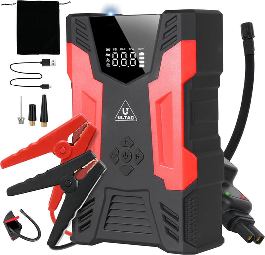 ULTAC Jump Starter - 4000A Power, 25000mAh, 150PSI Air Pump