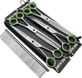 7.0 in Professional Dog Grooming Scissors Set - 5pc Straight, Thinning
