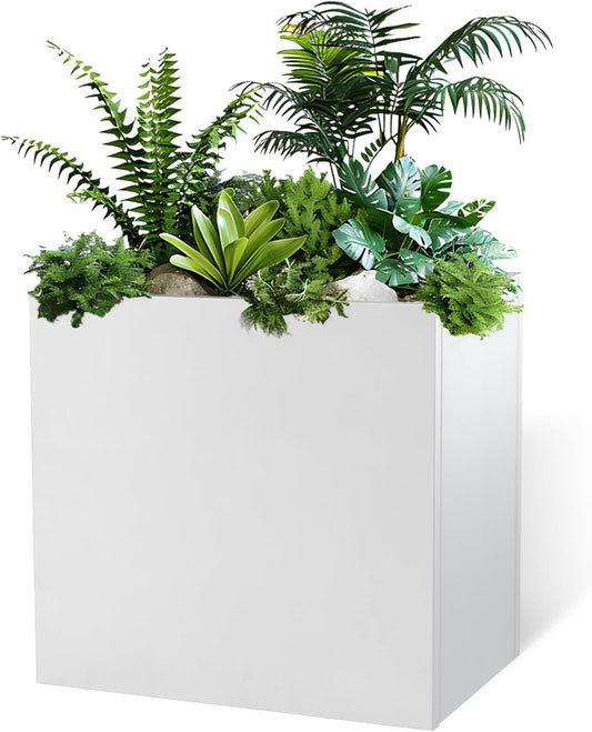 Galvanized Steel Outdoor Planter Box for Stylish Gardening