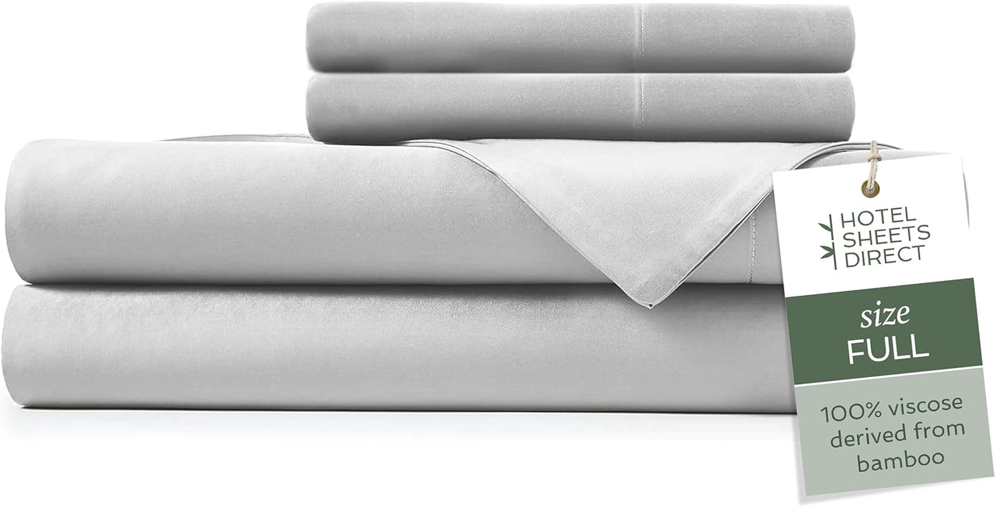 Luxurious 4 Piece Full Size Bamboo Bed Sheet Set for Comfort